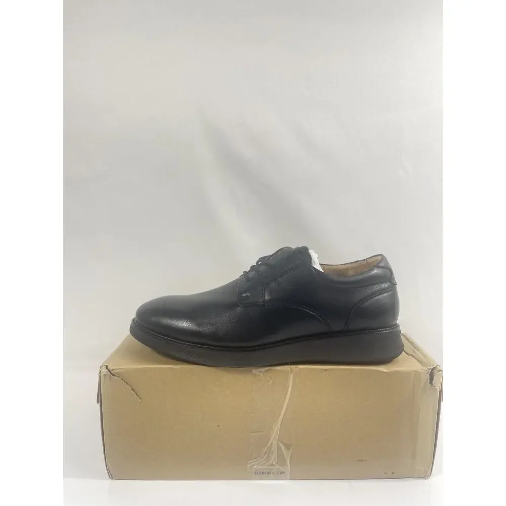 Florsheim Shoes Mens Size 9.5W Black Launch PT OX Comfortech Dress Oxford